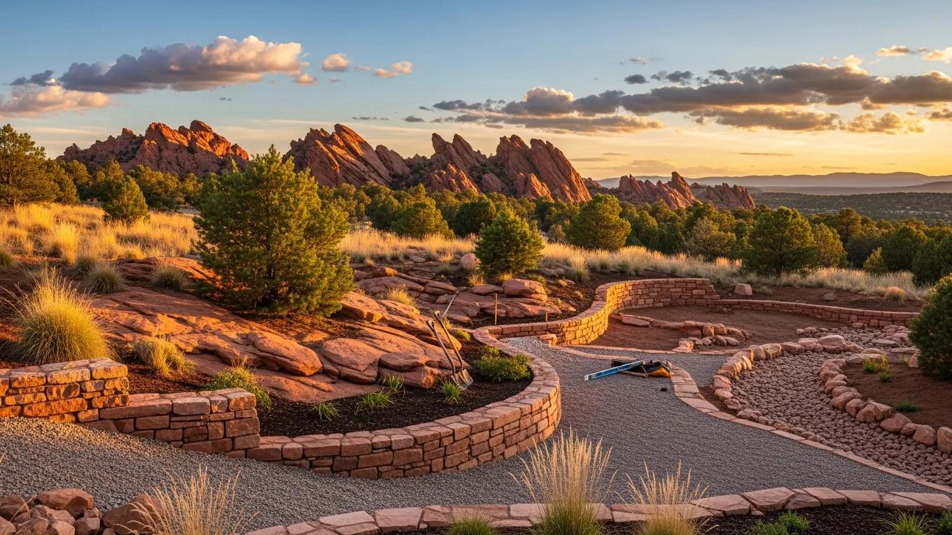 Scenic view of Colorado landscape showcasing unique geological formations and native plants